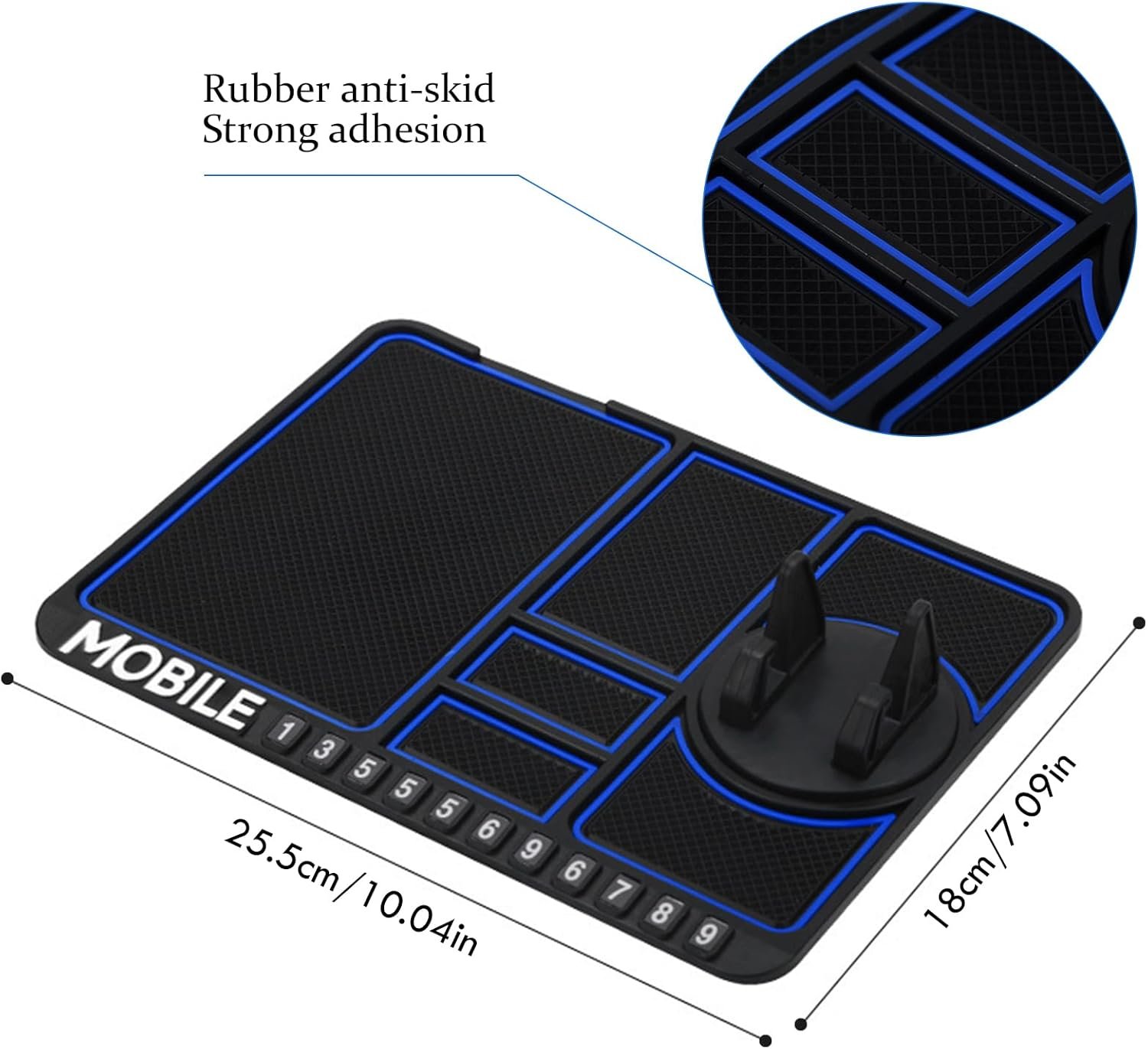 Tapis antidérapant multi-usages en silicone – Adhérence puissante et repositionnable - Image 5
