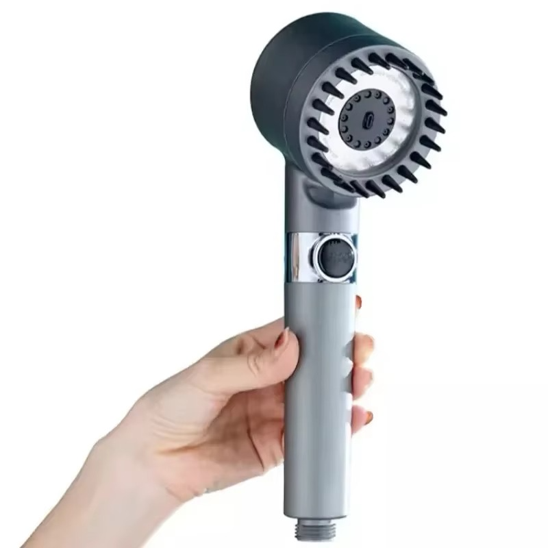 Pommeau de Douche à Filtre Haute Pression – 3 Modes avec Brosse de Massage - Image 6