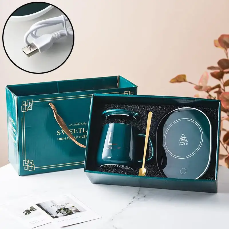 Tasse Chauffante avec Plateau Chauffant ☕✨ - Image 3